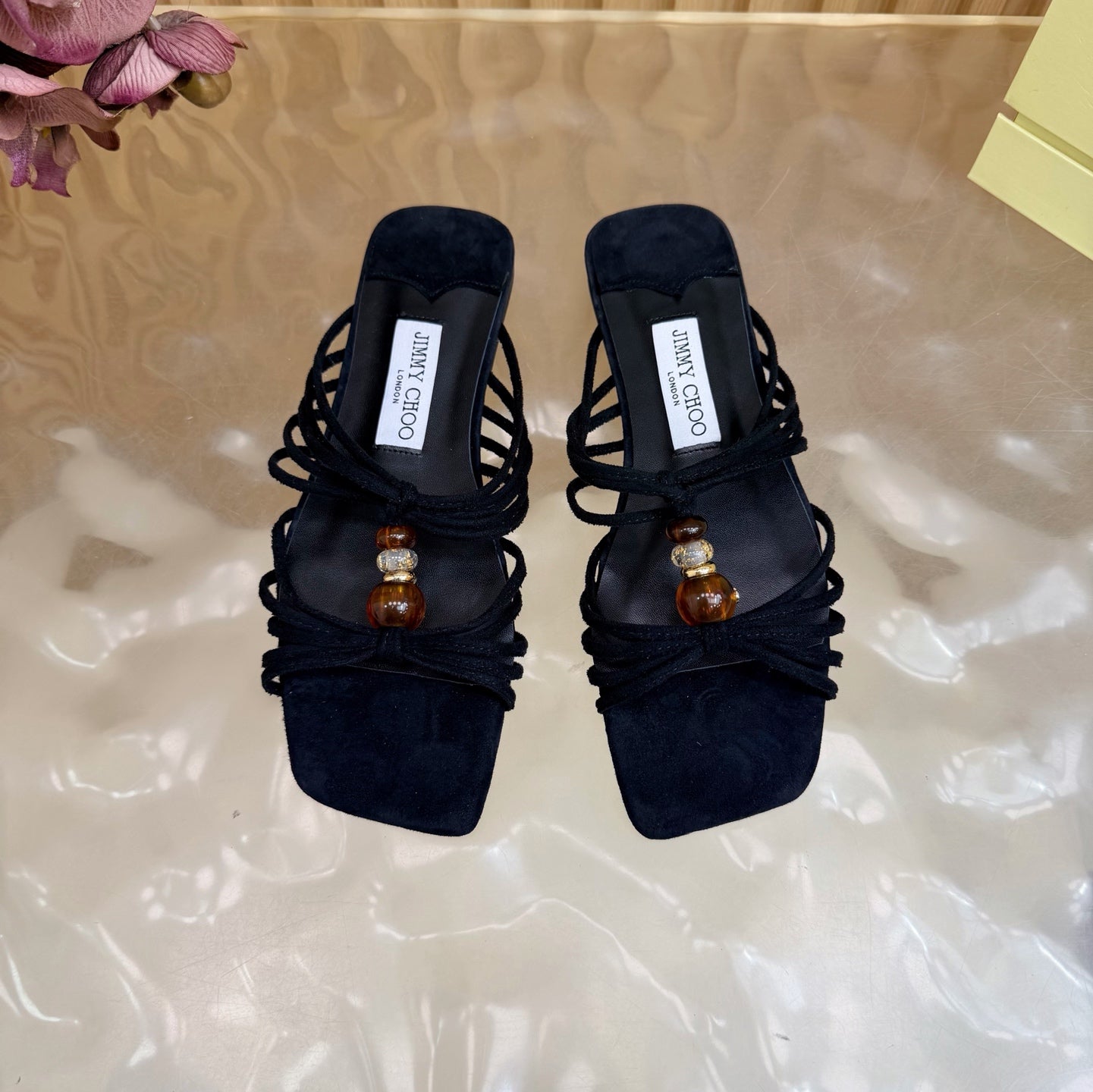 2026SS Amber Buckle Evening Sandal / Pump