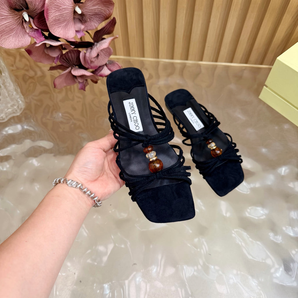 2026SS Amber Buckle Evening Sandal / Pump