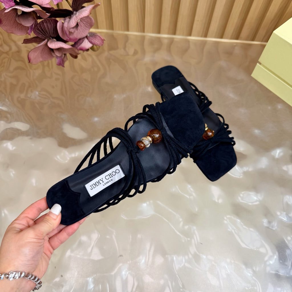 2026SS Amber Buckle Evening Sandal / Pump