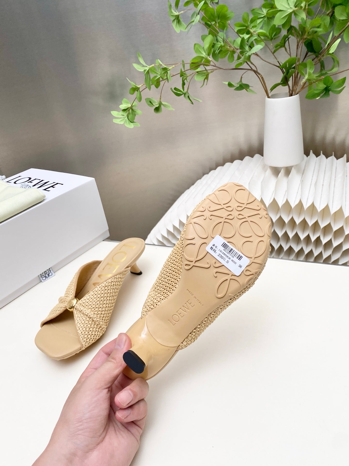 2026 SS Fur Slide Sandal