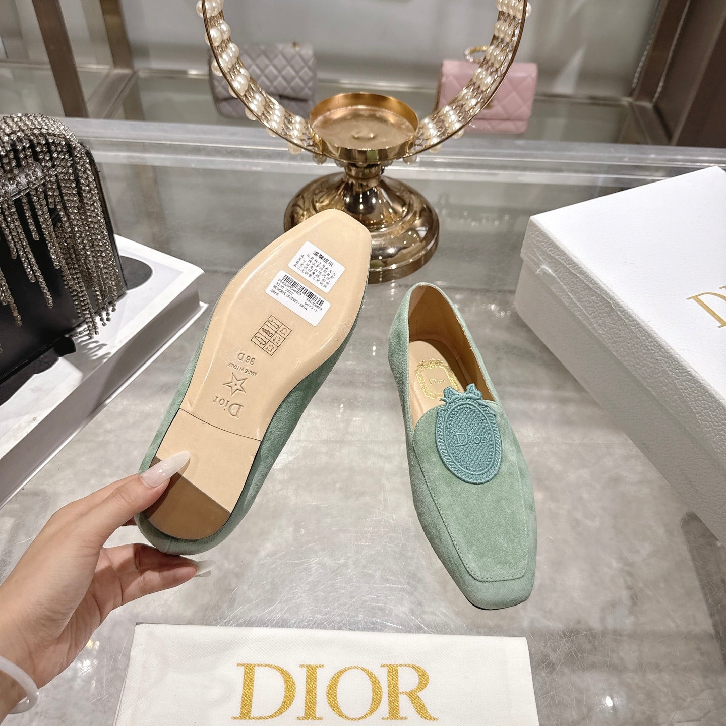 2026 SS D-Médaillon Mule | Baby Bow