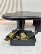 Y Pointed-Toe Heeled Mule