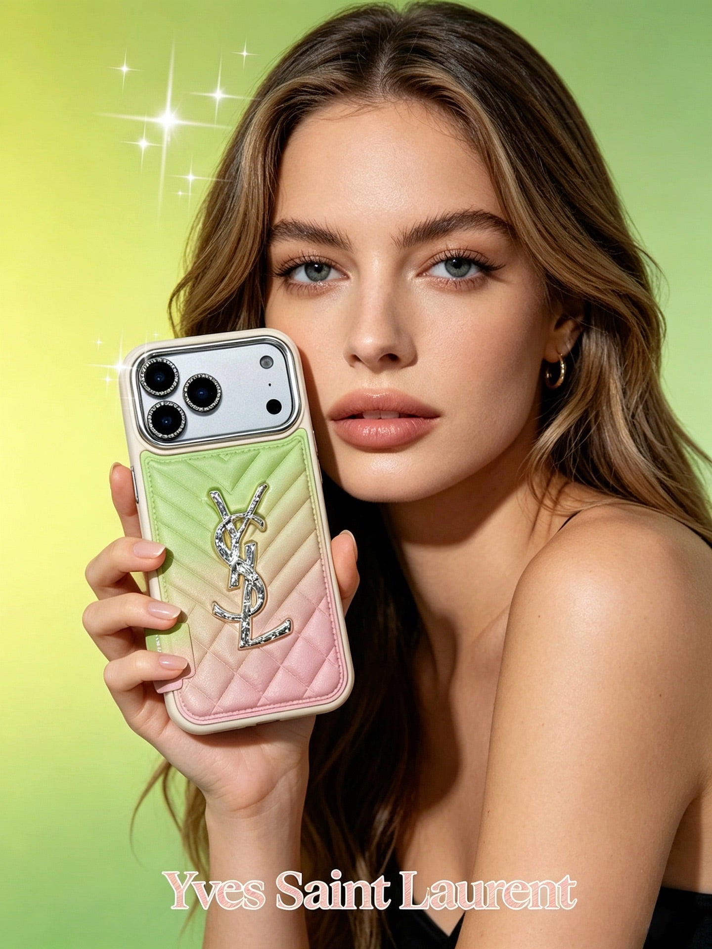 Gradient Crystal Diamond Phone Case