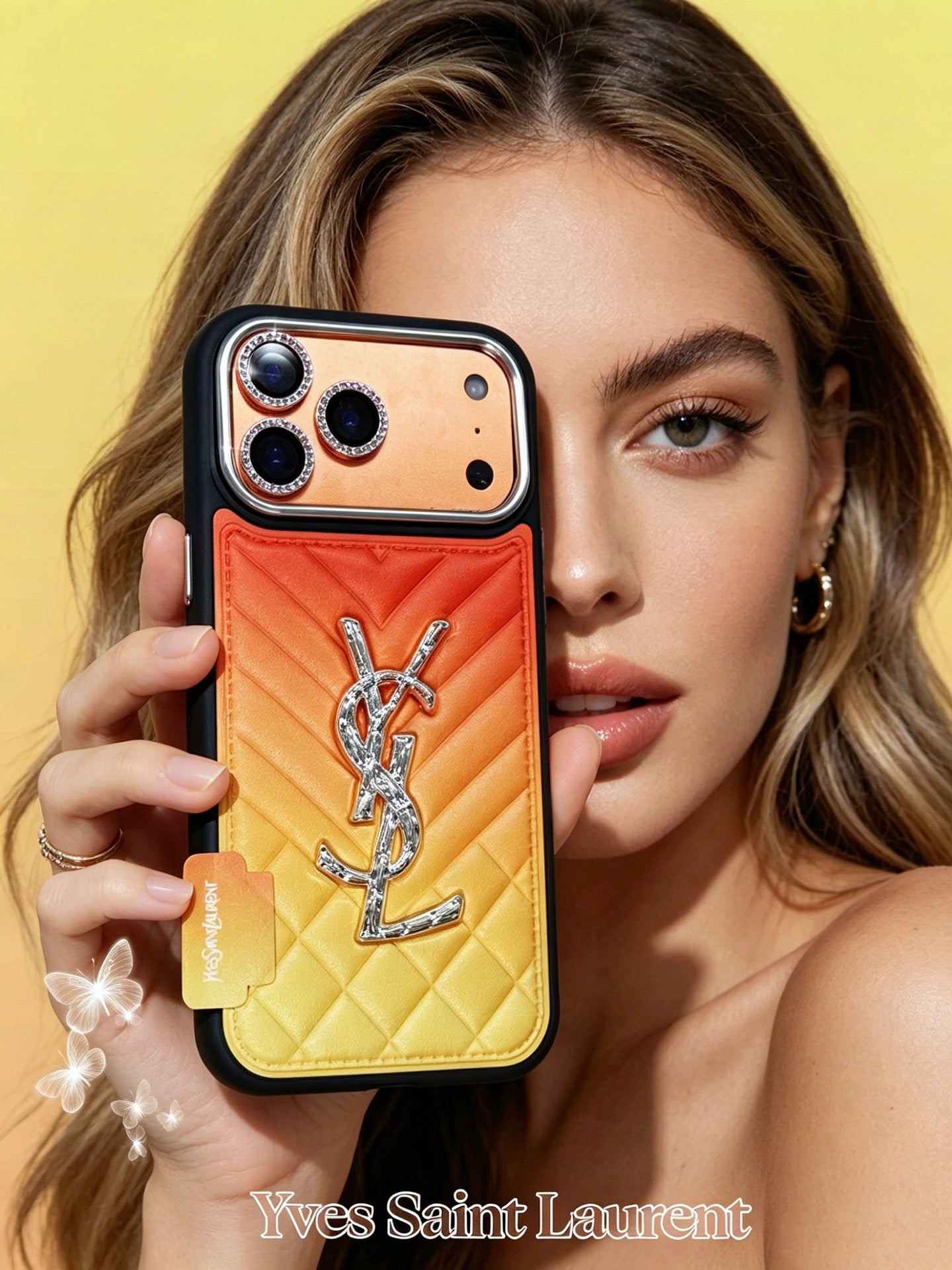 Gradient Crystal Diamond Phone Case