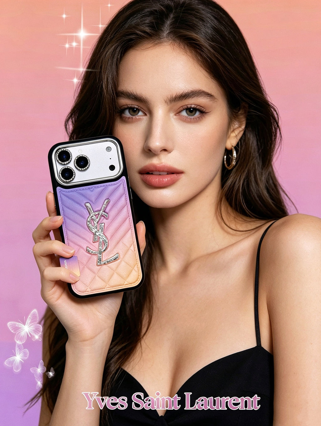 Gradient Crystal Diamond Phone Case