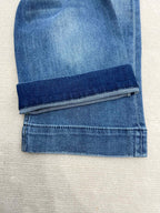 Wide-Leg Straight Cropped Jeans
