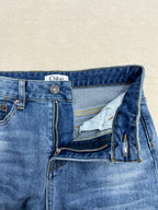 Wide-Leg Straight Cropped Jeans