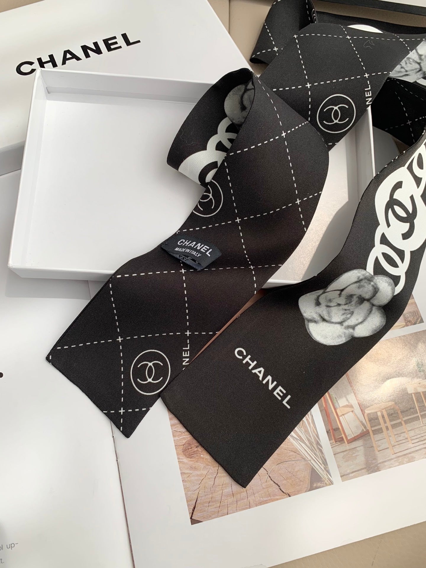 Silk Ribbon Hair &amp; Bag Scarf