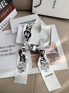 Silk Ribbon Hair &amp; Bag Scarf