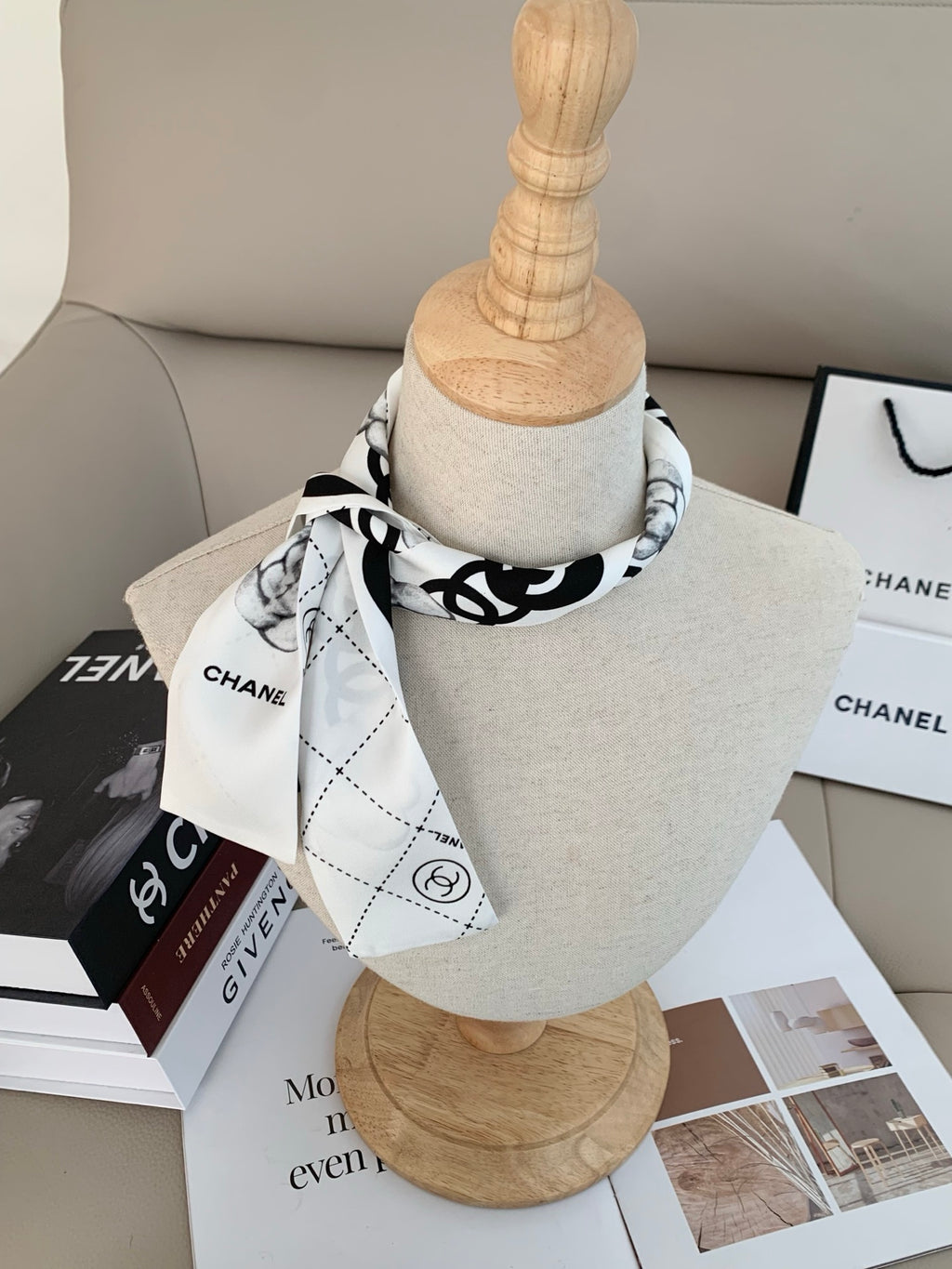 Silk Ribbon Hair &amp; Bag Scarf