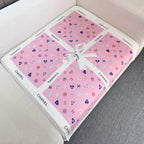 Bow Print Silk Square Scarf