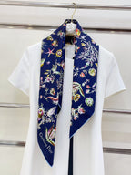 Marine Life Silk Square Scarf