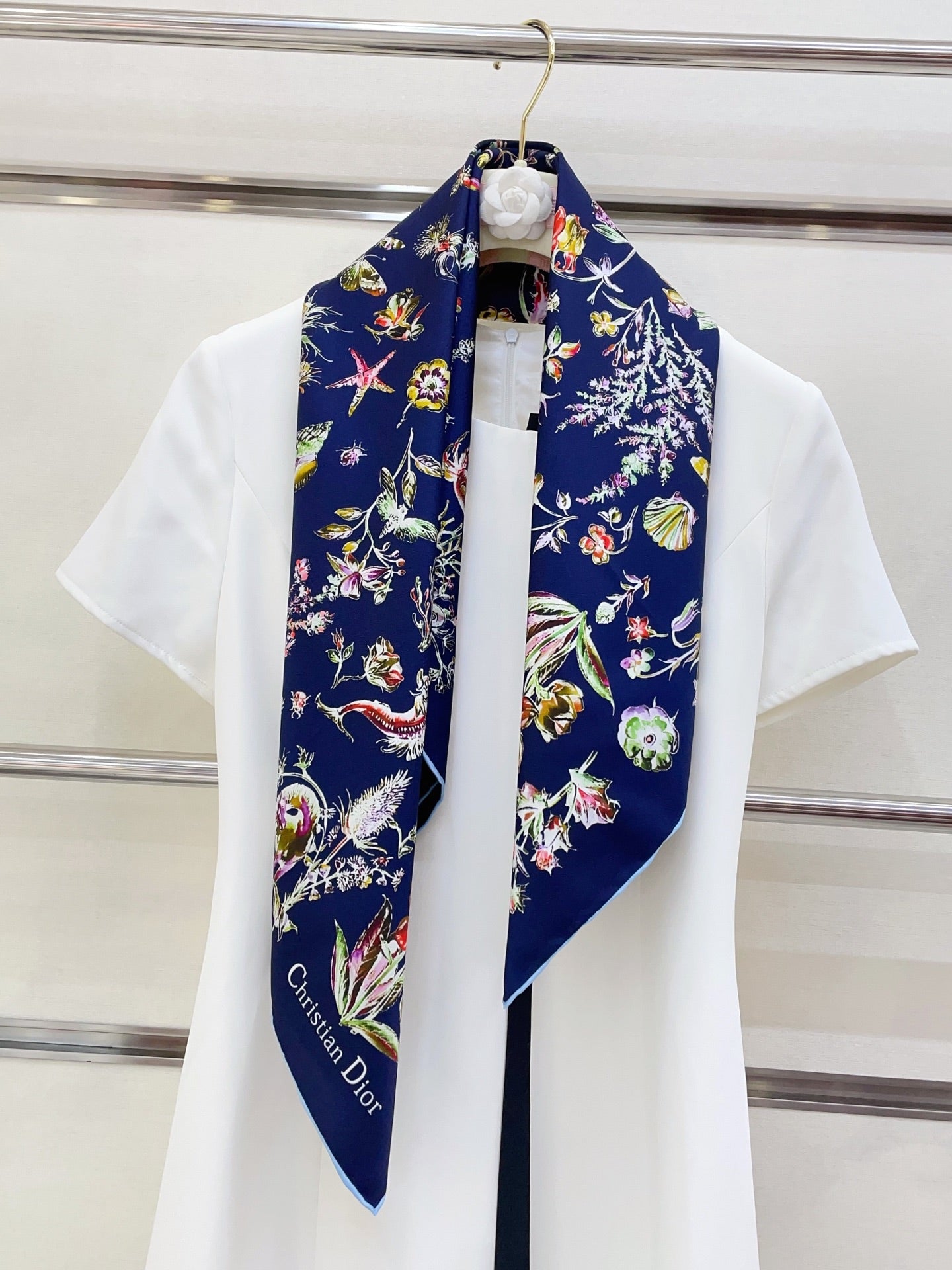 Marine Life Silk Square Scarf