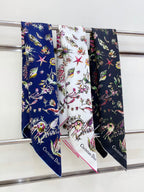 Marine Life Silk Square Scarf