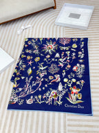 Marine Life Silk Square Scarf