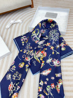 Marine Life Silk Square Scarf