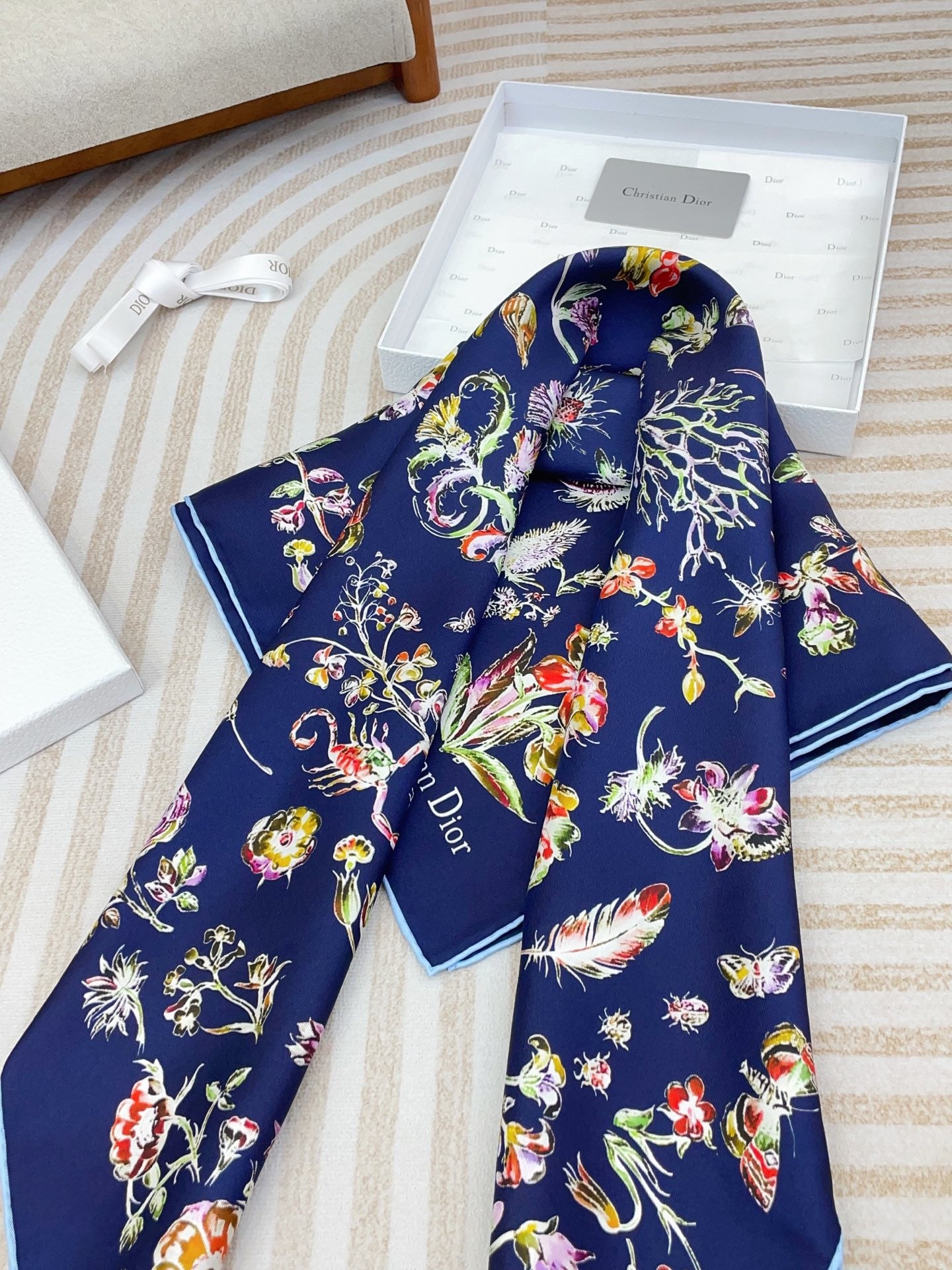 Marine Life Silk Square Scarf