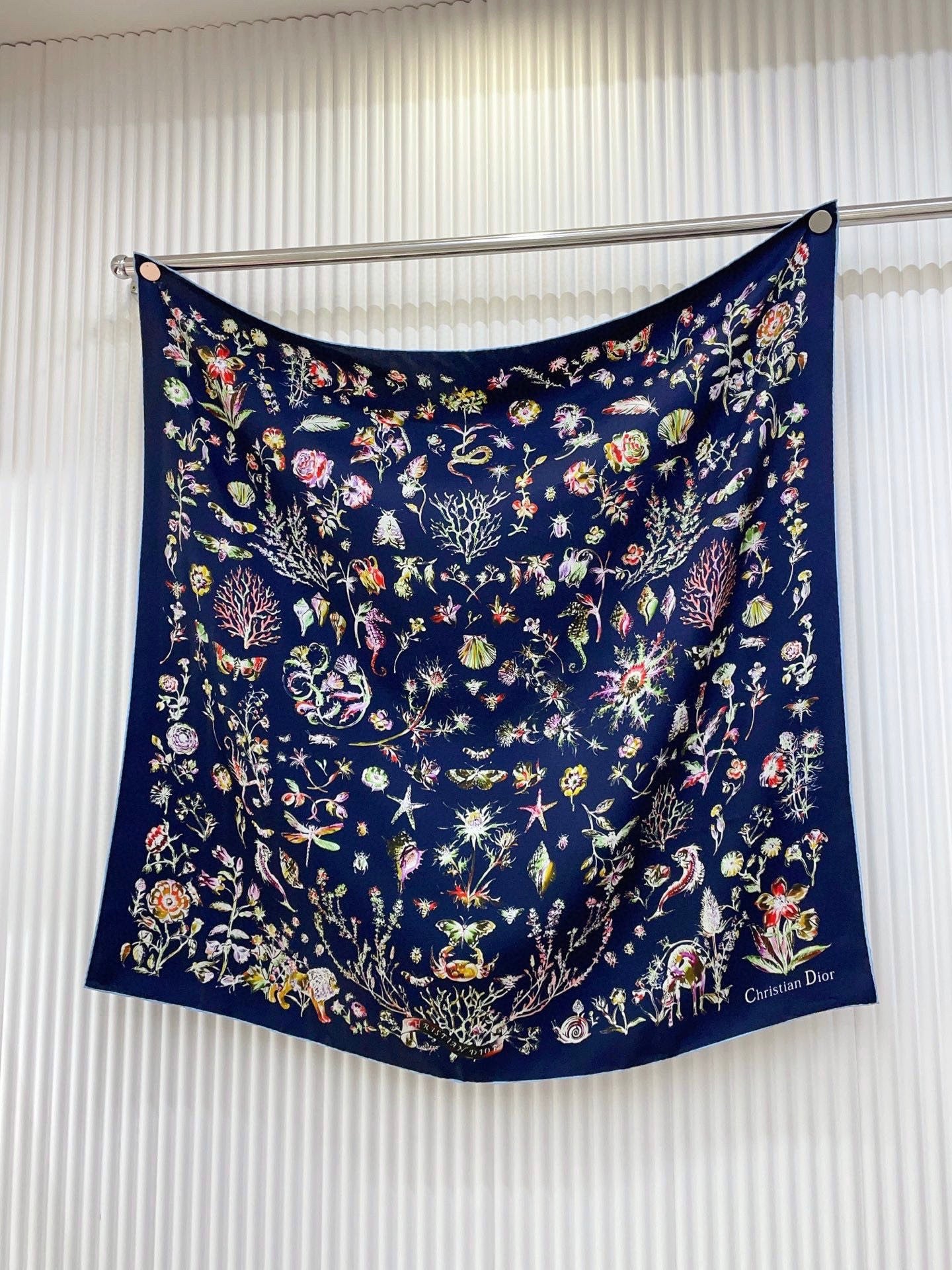 Marine Life Silk Square Scarf