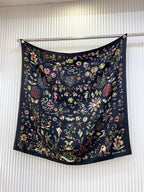 Marine Life Silk Square Scarf