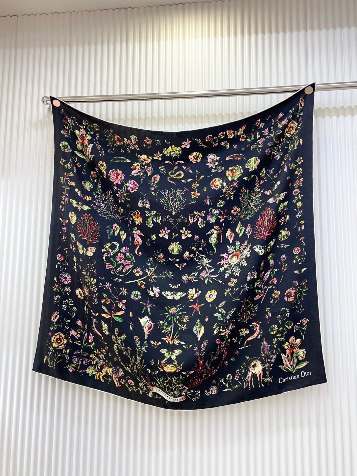 Marine Life Silk Square Scarf