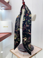 Marine Life Silk Square Scarf