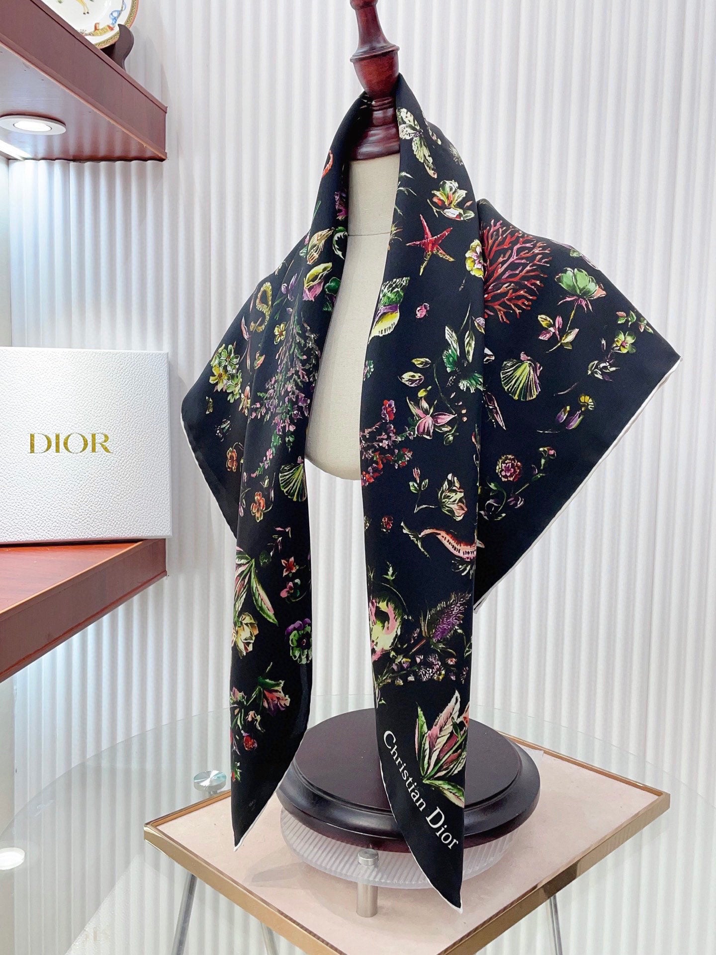 Marine Life Silk Square Scarf