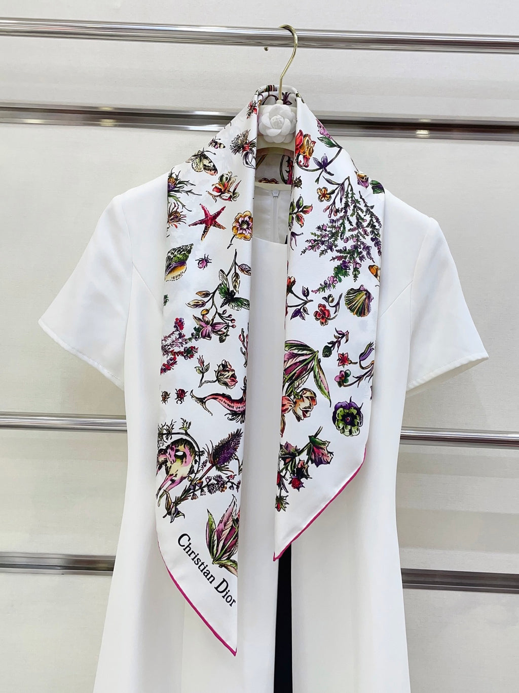 Marine Life Silk Square Scarf