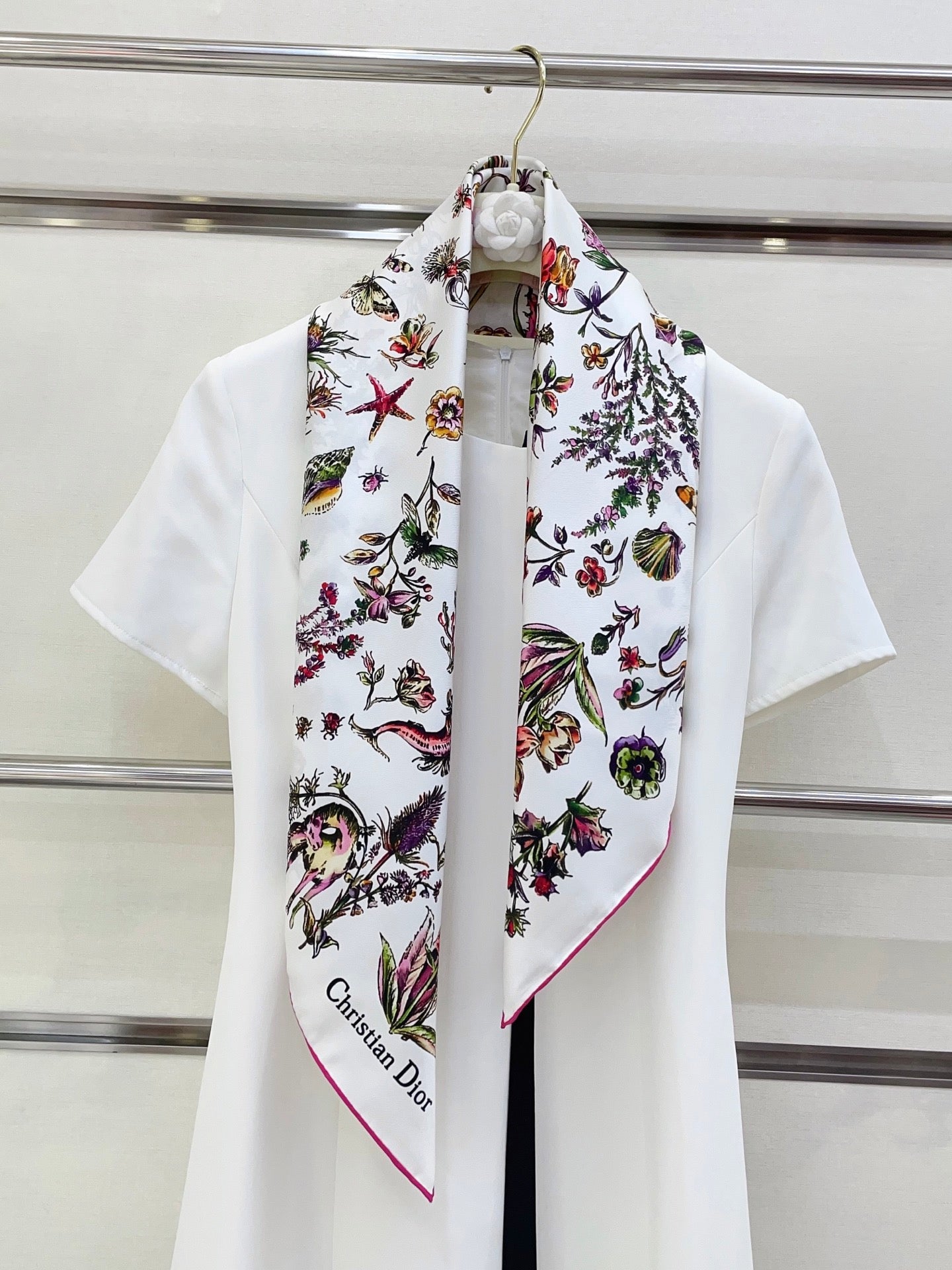 Marine Life Silk Square Scarf
