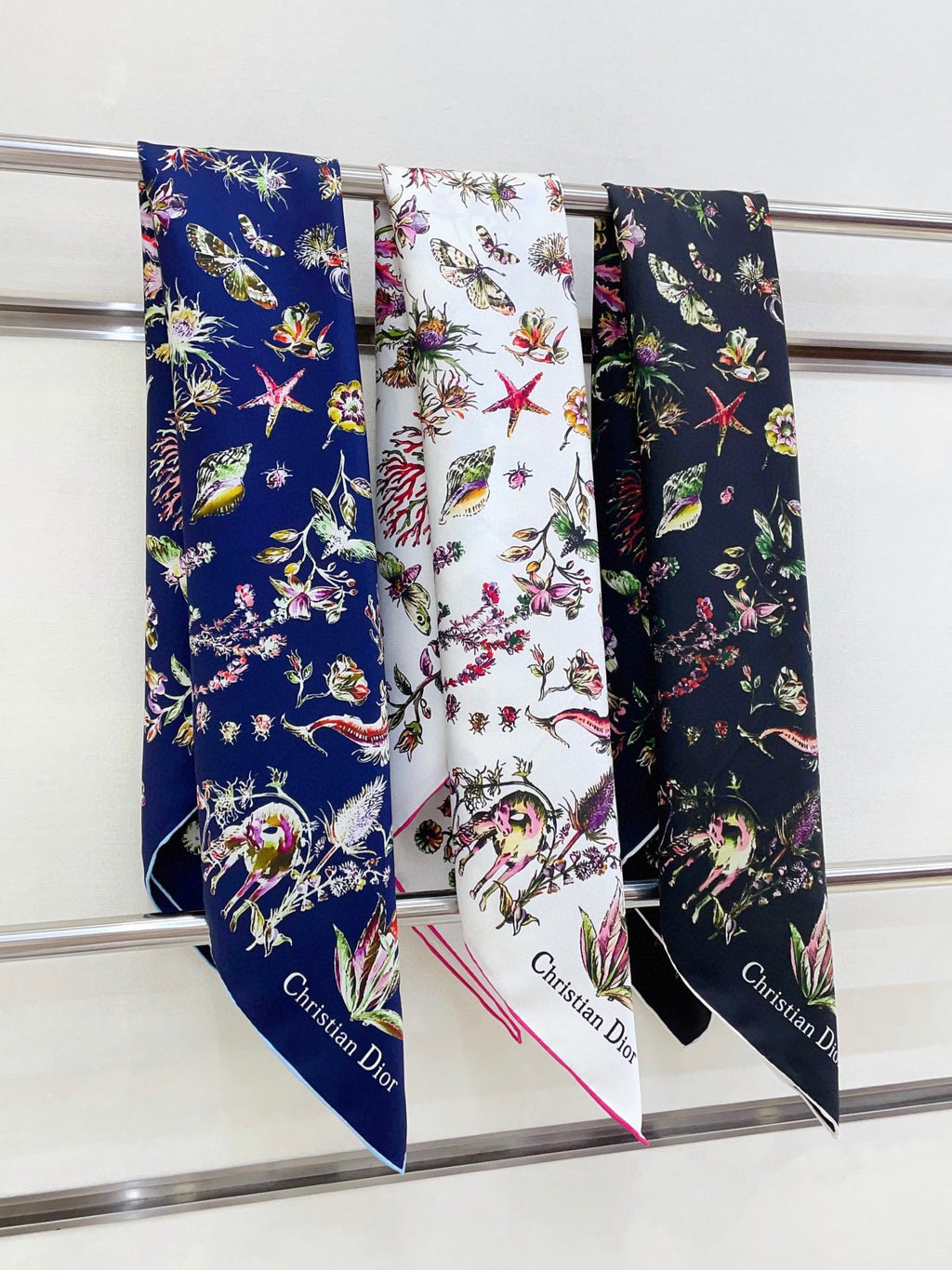 Marine Life Silk Square Scarf