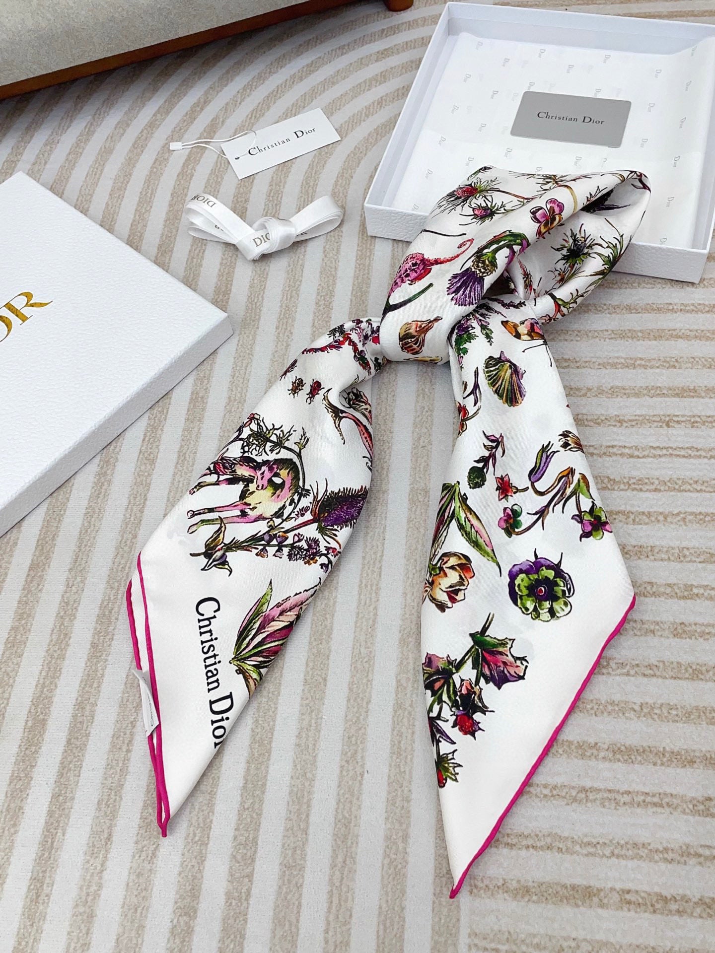 Marine Life Silk Square Scarf