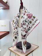 Marine Life Silk Square Scarf
