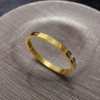 Engraved Letter Bracelet