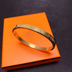 Engraved Letter Bracelet