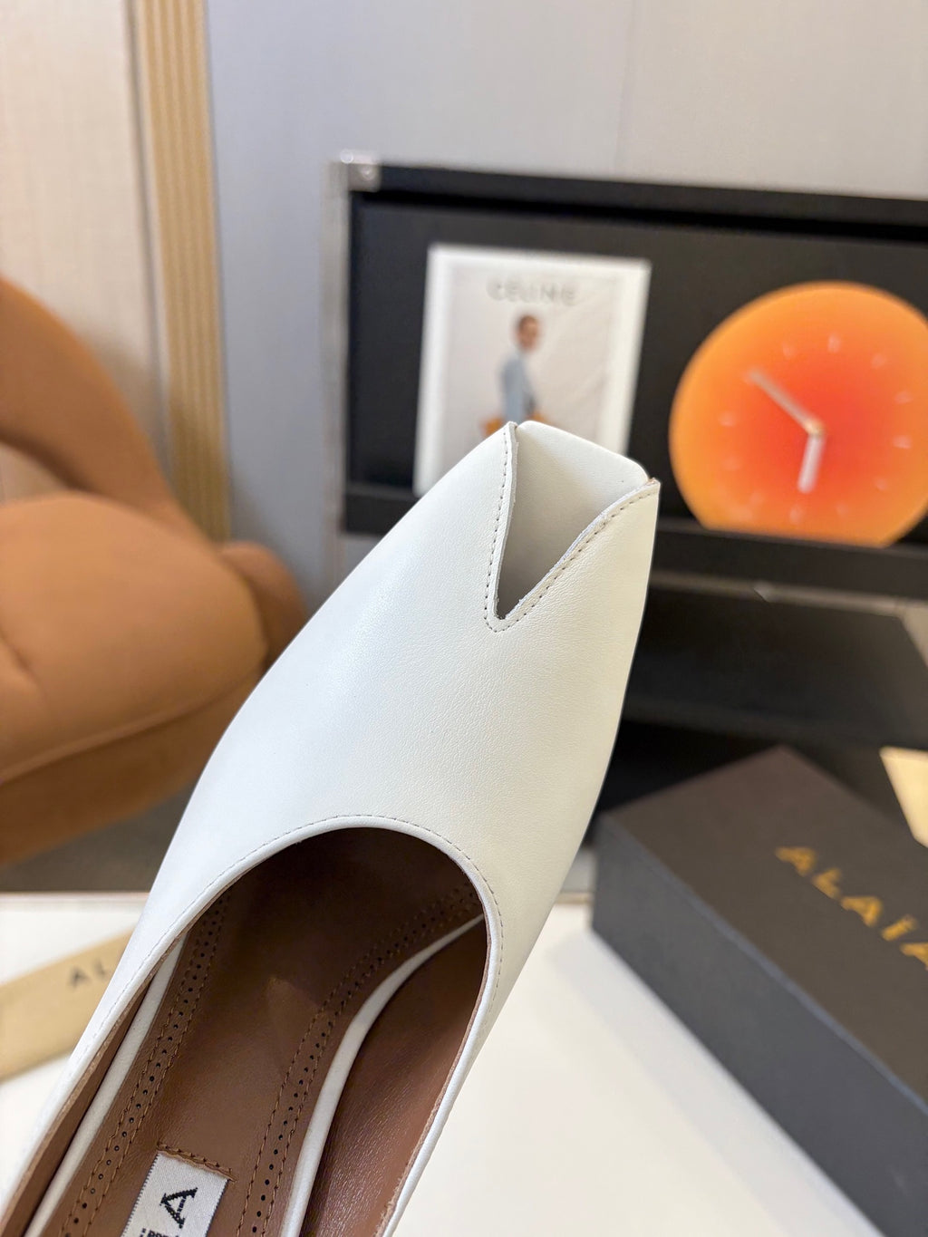 Spring Summer Peep-Toe Metal Heel Pump