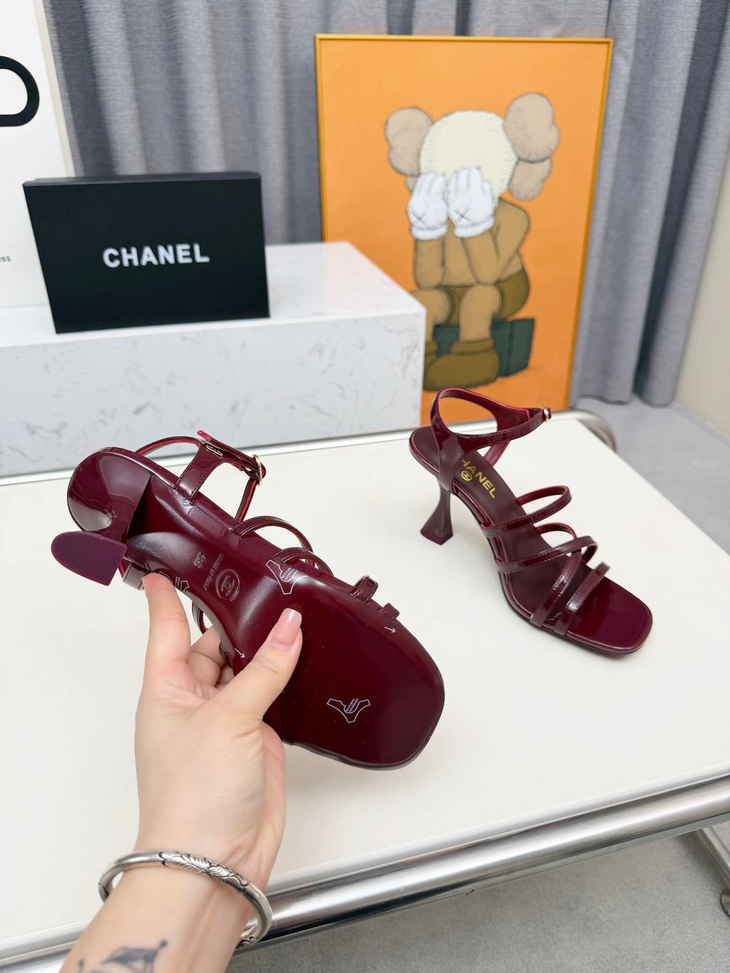 2026 SS Resort Patent Leather Strappy Heel