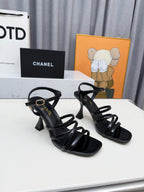2026 SS Resort Patent Leather Strappy Heel