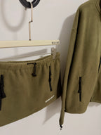 Fleece Jacket &  Mini Skirt Set