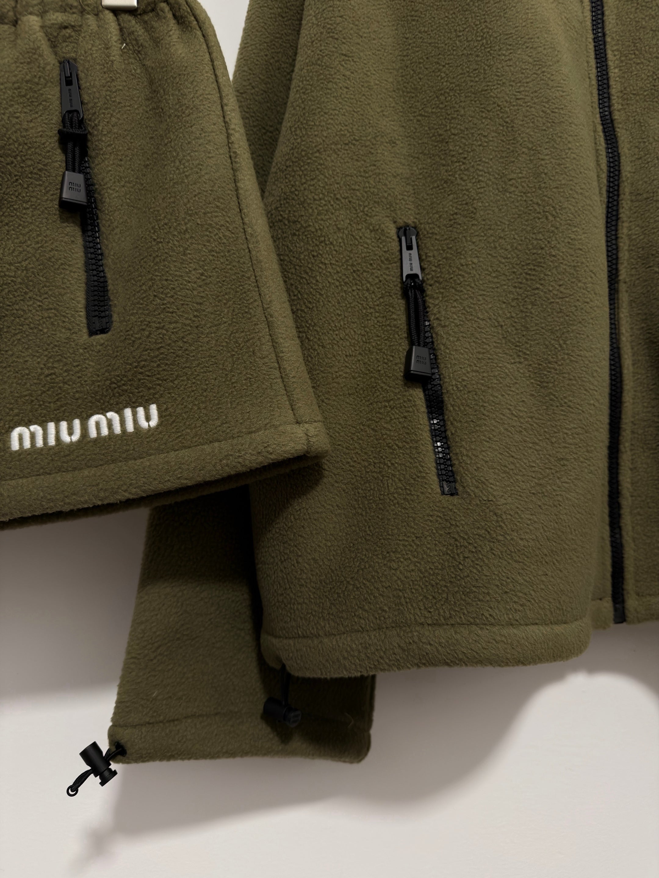 Fleece Jacket &  Mini Skirt Set