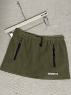 Fleece Jacket &  Mini Skirt Set