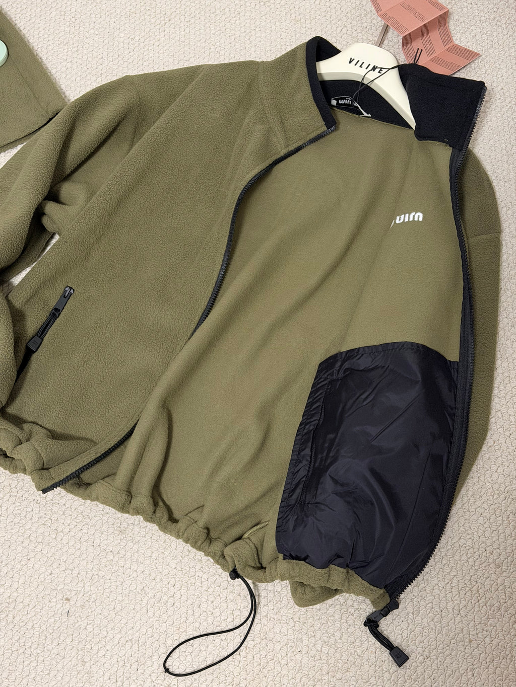Fleece Jacket &  Mini Skirt Set