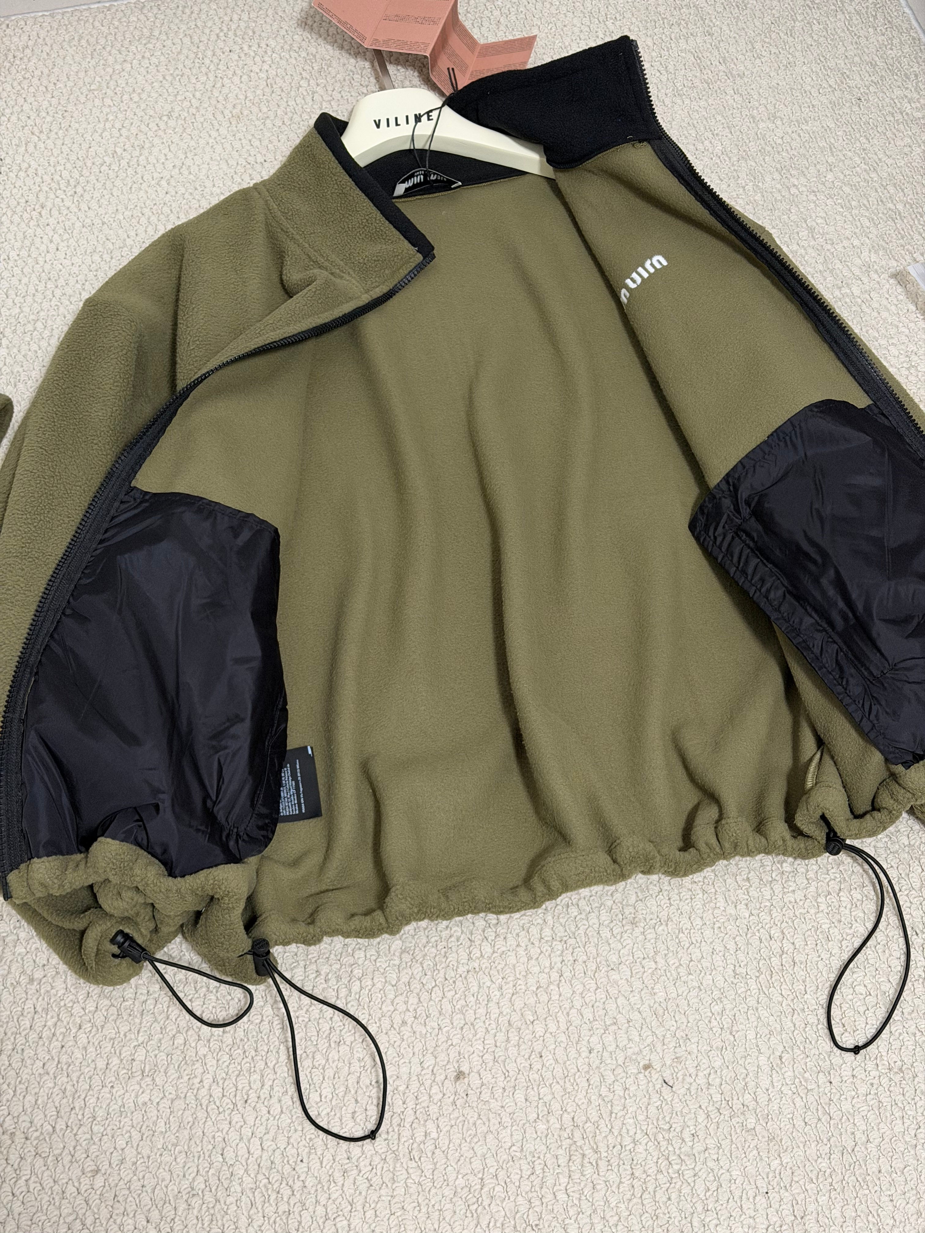 Fleece Jacket &  Mini Skirt Set