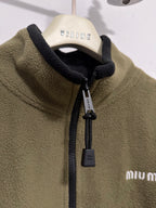 Fleece Jacket &  Mini Skirt Set