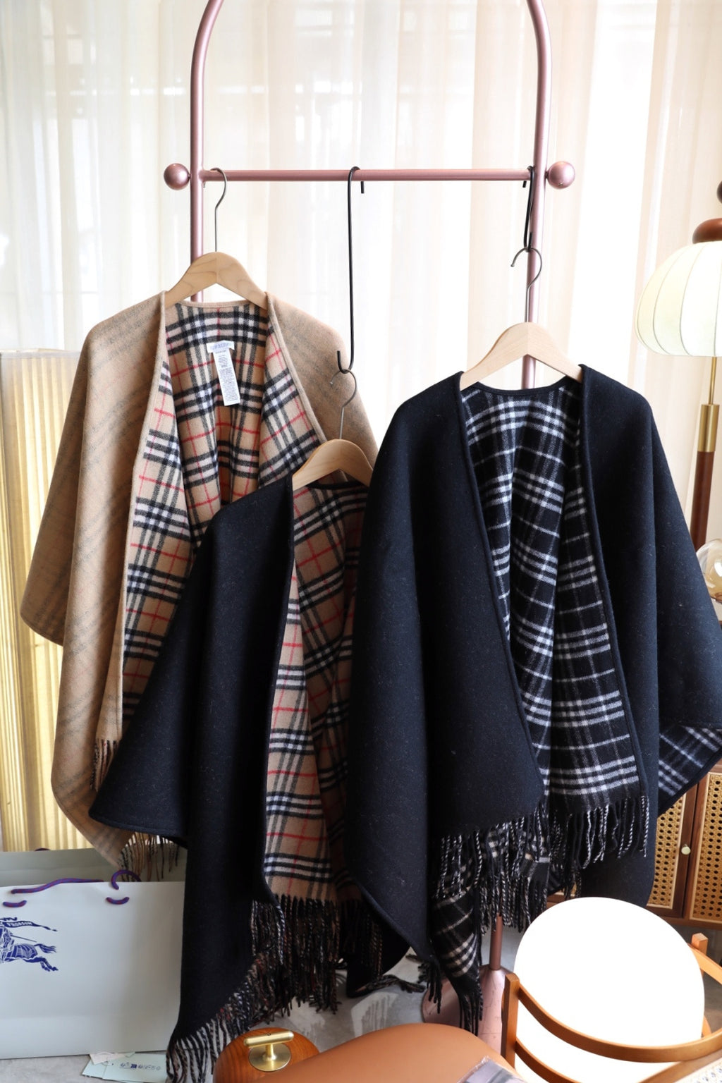 Wool Cashmere Cape