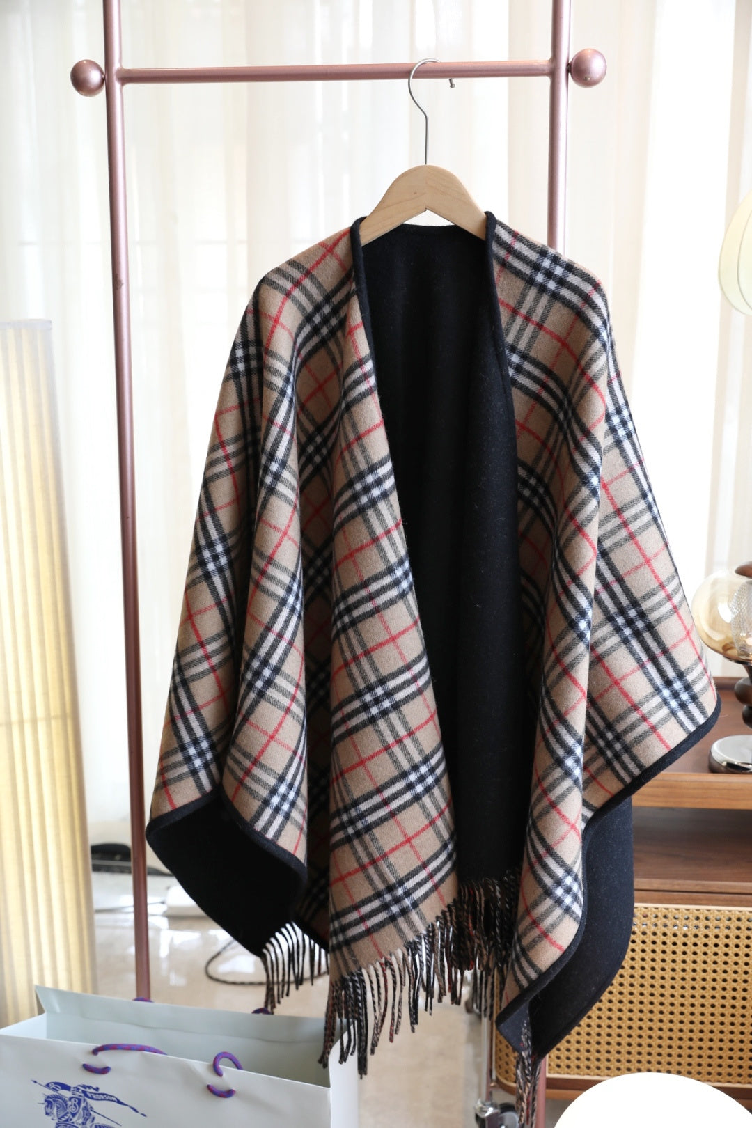 Wool Cashmere Cape