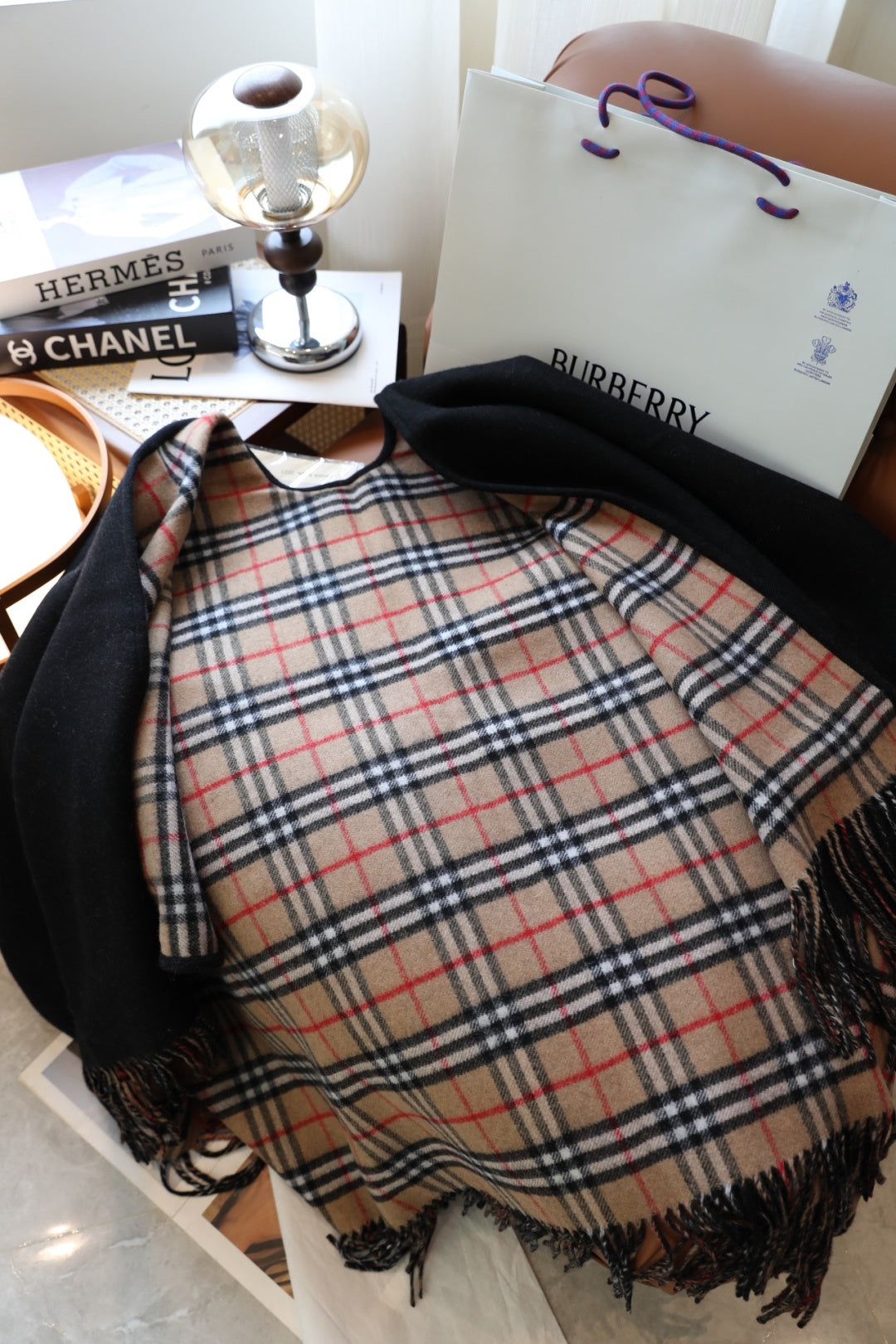 Wool Cashmere Cape