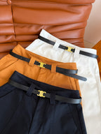 Tailored Shorts with Belt | 656620