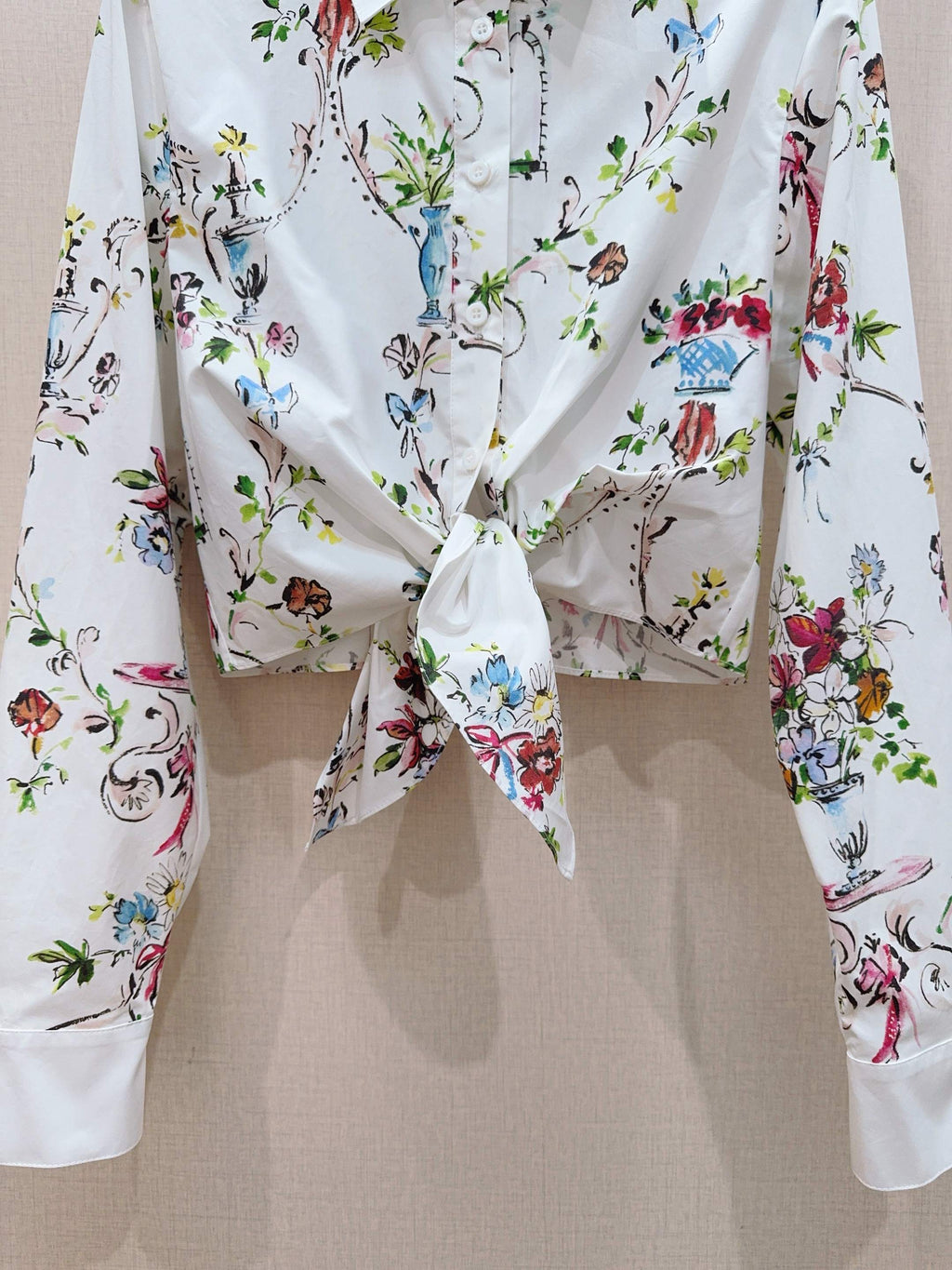 2026 SS Floral Print Shirt & Maxi Skirt Set
