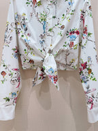 2026 SS Floral Print Shirt & Maxi Skirt Set