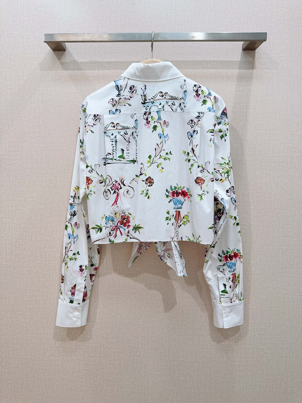 2026 SS Floral Print Shirt & Maxi Skirt Set