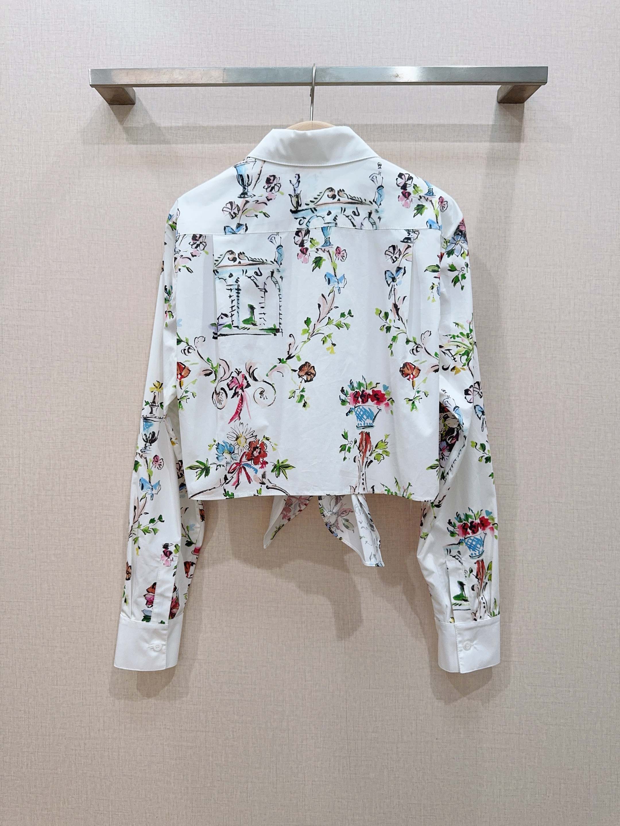 2026 SS Floral Print Shirt & Maxi Skirt Set